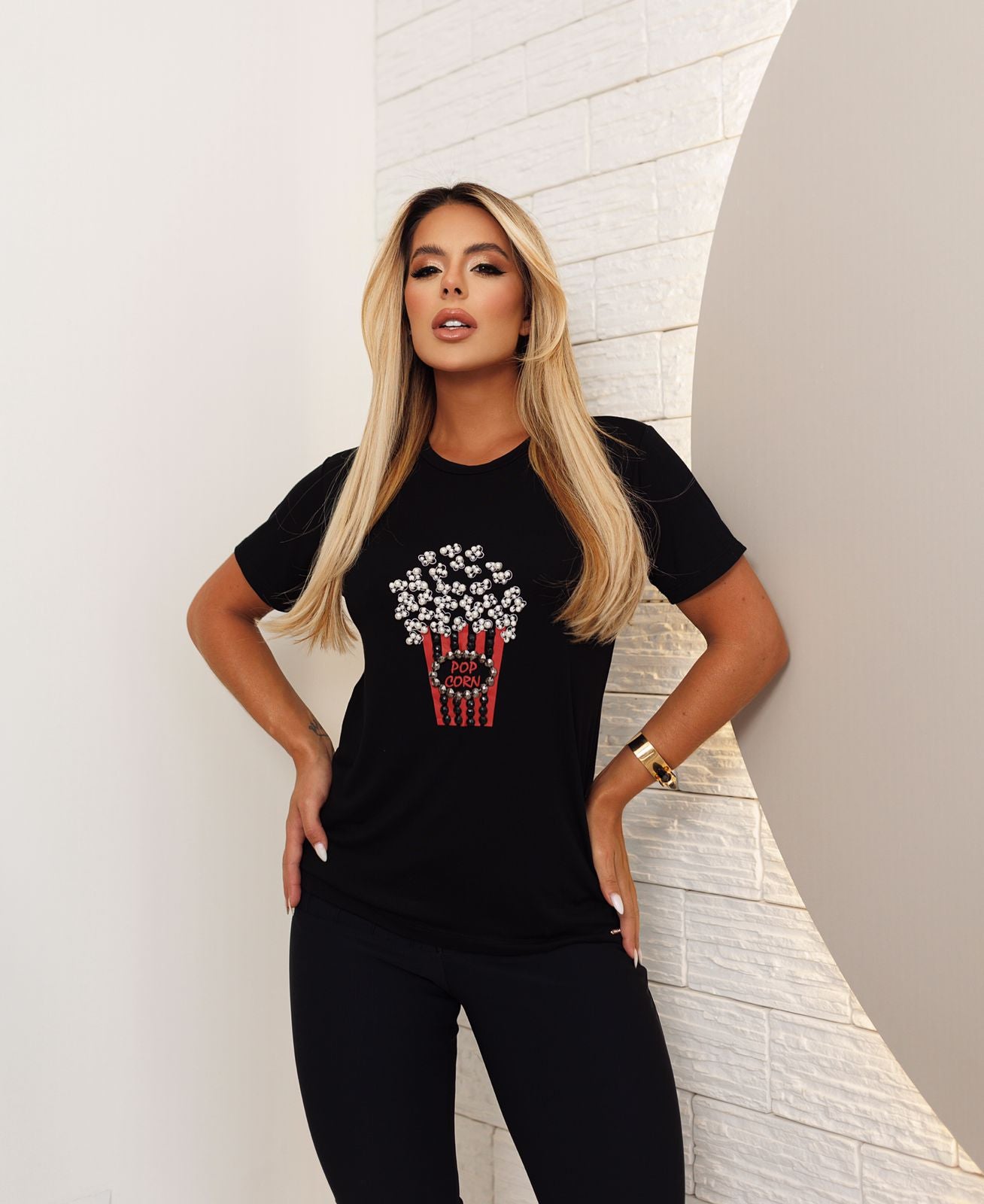 T shirt pipoca