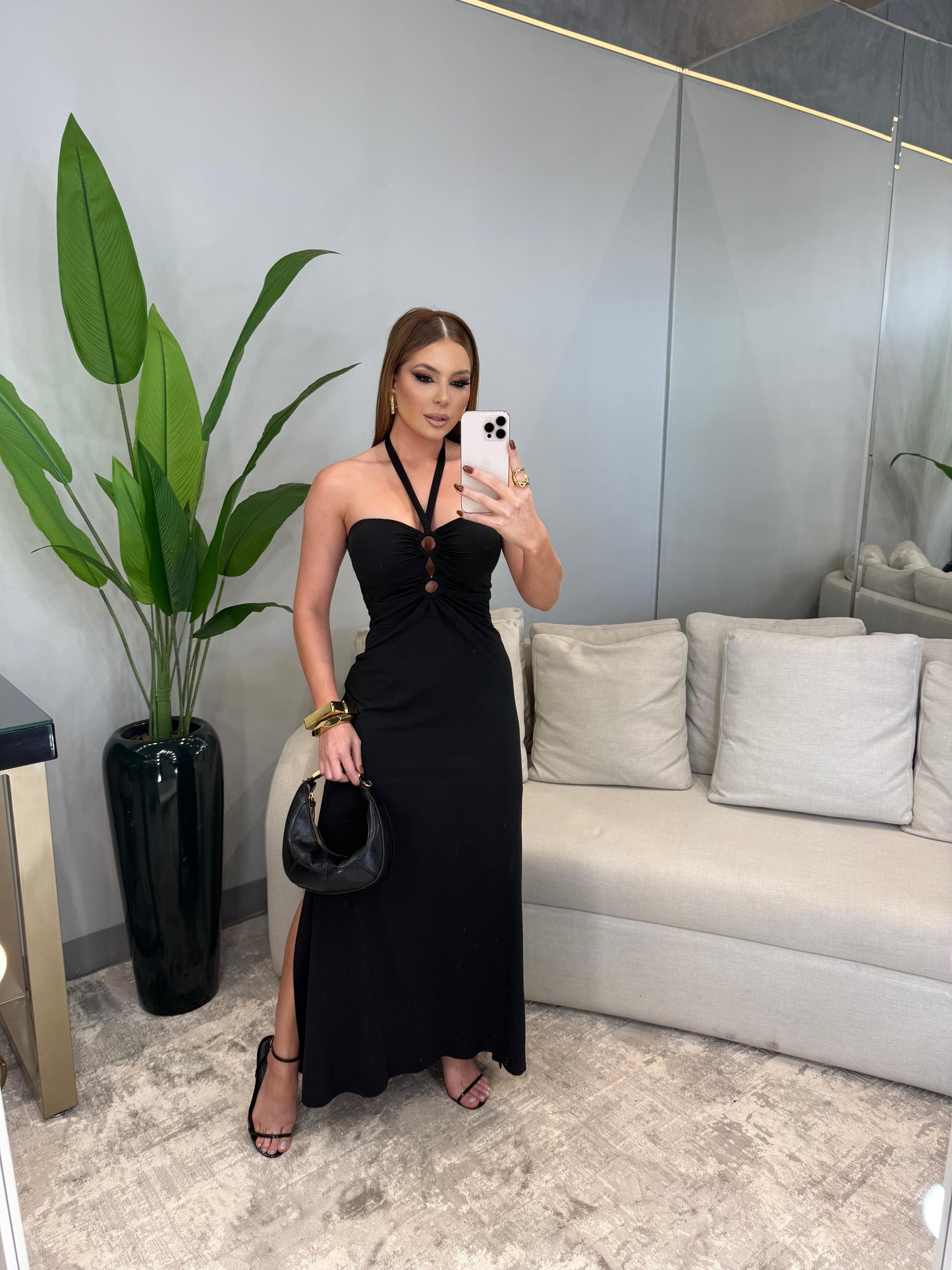 Vestido black longo
