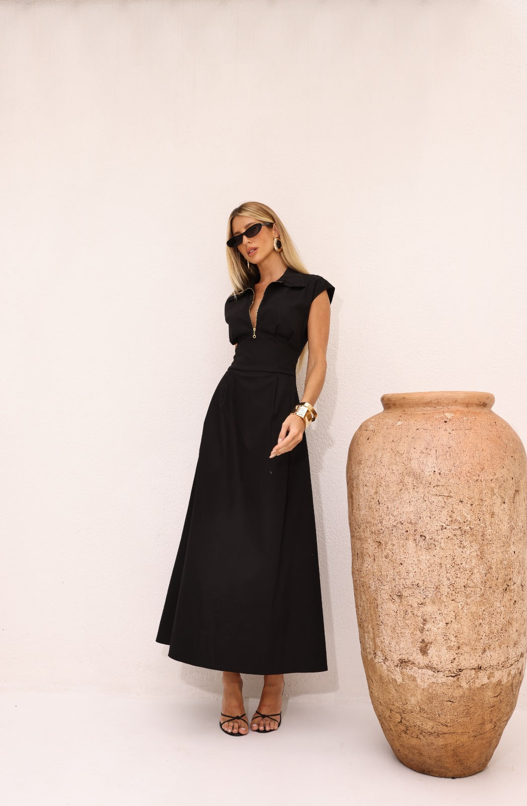Vestido zíper