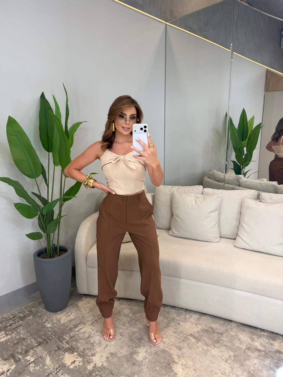 Conjunto calça alfaiataria