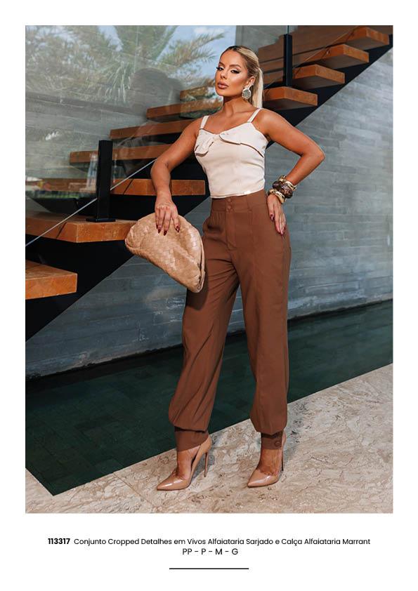 Conjunto calça alfaiataria
