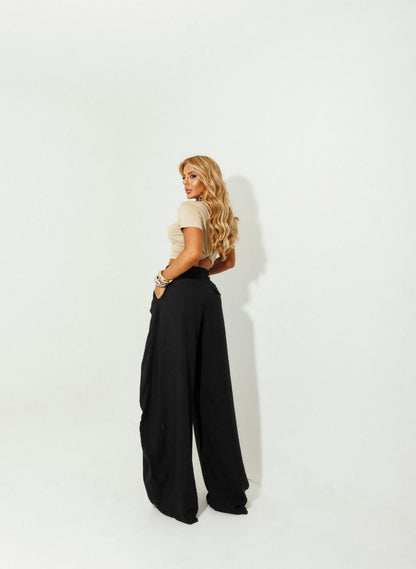 Calça transpassada
