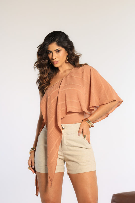 Blusa assimétrica