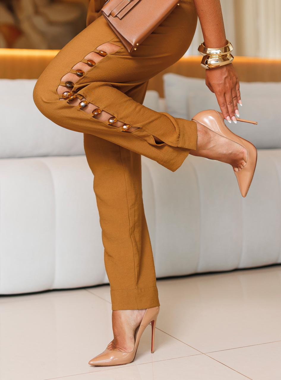 Conjunto de Calça Iza Bronze