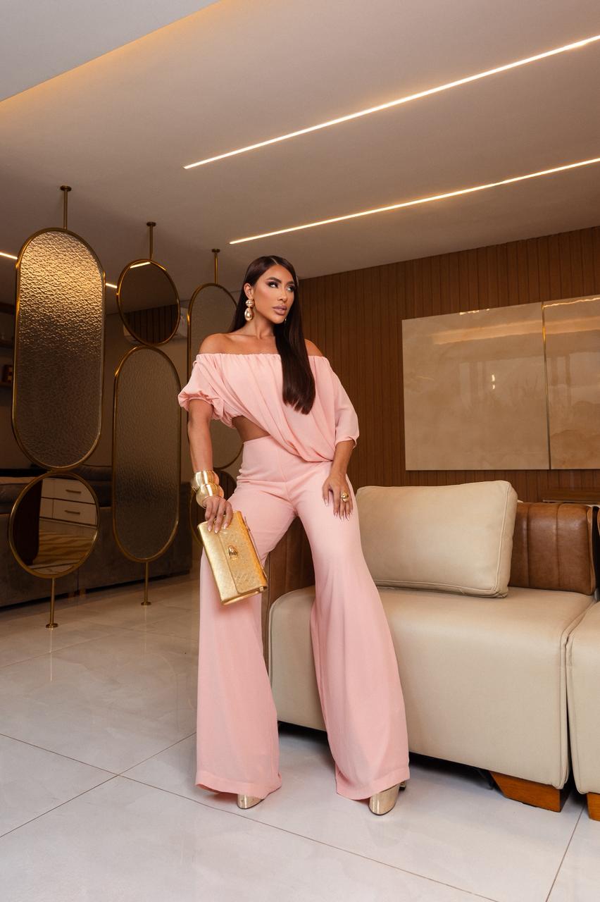 Conjunto de Calça Ayla Pêssego