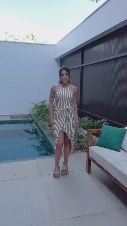 Vestido listras