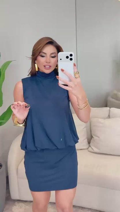 VESTIDO DAISY - MIRTILO PROFUNDO